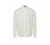 Tommy Jeans - Camicia a maniche lunghe vestibilità classica bianca in lino-Bianco L