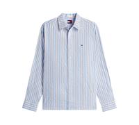 Tommy Jeans - Camicia Seersucker a Righe Relaxed Fit - - Shirts - Uomo - Blu - XS
