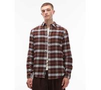 Tommy Jeans - Camicia vestibilità classica rossa e nera a quadri-Rosso 48