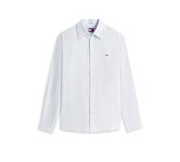 Tommy Hilfiger Tjm Regular Linen Blend Sweet Blue Taglia: M | Camicie Business Outlet | Uomo | Bianco