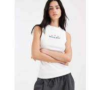 Tommy Jeans - Canotta bianca con logo con stella-Bianco M