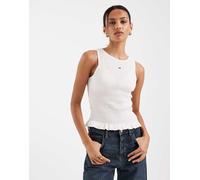 Tommy Jeans - Canotta slim bianca-Bianco XL