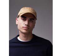 Tommy Jeans - Cappellino color cuoio con logo lineare-Neutro One Size