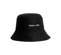 Tommy Jeans Cappello a Secchiello TJW Sport Cotone Nero