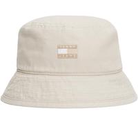Tommy Jeans Tjw Heritage Canvas Bucket Hat Aw0aw17581 Cappello a Falda Larga, Beige (Newsprint), Taglia Unica Donna