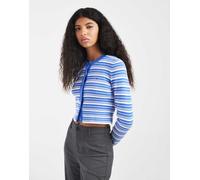 Tommy Jeans - Cardigan blu a righe 2XS