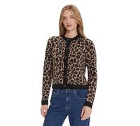Tommy Jeans Leopard Cardigan W - maglione - donna XS Brown woman