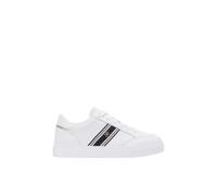 Tommy Hilfiger TH Chic Cupsole Webbing Fw0fw09354, Basso Top Donna, White (White), 39 EU