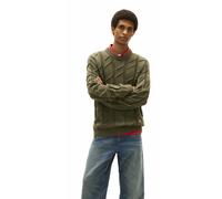 TOMMY JEANS Chunky Cable M - maglione - uomo Green L