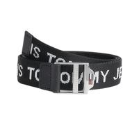 Tommy Jeans - Cintura Essenziale in Tessuto Nero - - Accessories - Donna - Nero - 95 CM
