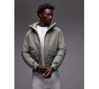 Tommy Jeans Uomo Bomber City Ready con Cappuccio, Verde (Utility Sage), XL