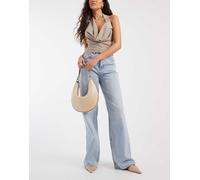 Tommy Jeans - Claire - Jeans a fondo ampio e vita alta lavaggio blu chiaro W34 L32