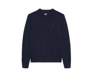 Tommy Jeans - Crew Neck Slim Jumper - - Knitwear - Uomo - Blu - XL