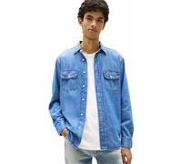 TOMMY JEANS Denim M - camicia maniche lunghe - uomo Blue L