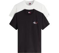 Tommy Jeans DM0DM23623, Maglietta da Uomo, Multicolore, XL