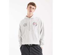 Tommy Jeans - DNA - Felpa con cappuccio comoda grigia-Grigio 54