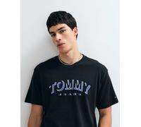 Tommy Jeans - DNA - T-shirt comoda nera con logo-Nero 50