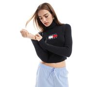 Tommy Jeans - Dolcevita a maniche lunghe nero in maglia M