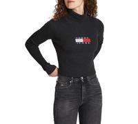 Tommy Jeans Pullover marino / cioccolato / rosso sangue / bianco, Taglia S