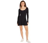 Tommy Jeans Donna Abito Flare Dress Maniche Lunghe
