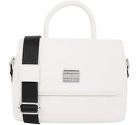 Tommy Jeans Donna Borsa a Tracolla American Cool Flap Tracolla Larga, Avorio (Ancient White), Taglia Unica