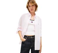TOMMY JEANS Poplin W - camicia maniche lunghe - donna Light Pink S