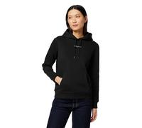 Tommy Jeans Donna Felpa Linear con Cappuccio, Nero (Black), S