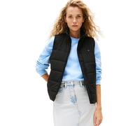 Tommy Jeans Donna Gilet Padded con Colletto alla Coreana, Nero (Black), M