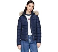 Tommy Jeans - Tjw Basic Hooded Dow DW0DW18312 Blu - Abbigliamento L Blu