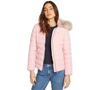 Tommy Jeans Donna Piumino Basic Hooded Down Jacket con Cappuccio, Rosa (Ballet Pink), 3XL