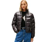 Tommy Jeans Donna Piumino Essential Lucido, Nero (Black), XL
