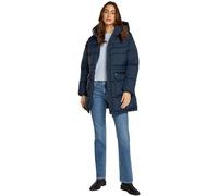 Tommy Jeans Donna Piumino Midi Puffer con Cappuccio, Blu (Dark Night Navy), L