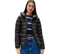 Tommy Jeans Hood Prnt Down W - giacca tempo libero - donna L Black woman