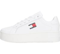 Tommy Jeans Donna Sneakers con Suola Alta con Plateau, Bianco (White), 36