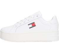 Tommy Jeans Donna Sneakers con Suola Alta con Plateau, Bianco (White), 40