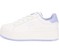 Tommy Jeans TJW Flatform Ess MU EN0EN02918 Low Top, Bianco (Avorio/Pervinca Polvere), 36, Bianco Avorio Pervinca Polvere, 35 EU