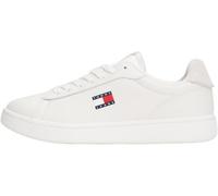 Tommy Jeans Donna Sneakers con Suola Preformata Archive '98 in Pelle, Bianco (Ecru), 37