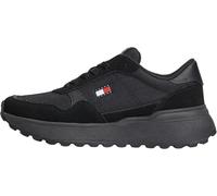 Tommy Jeans Donna Sneakers Running Modern Mix in Pelle, Nero (Black), 40