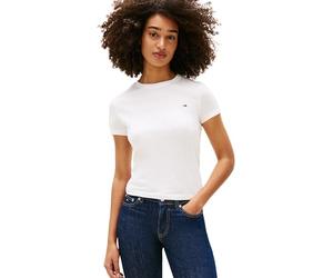 Tommy Jeans Donna T-Shirt Maniche Corte Confezione da 2 con Scollo Rotondo