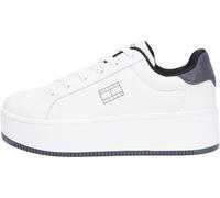 Tommy Jeans Donna Tjw Flatform Ess Mu En0en02918Low Top, Beige Ecru Lavato Nero, 39 EU
