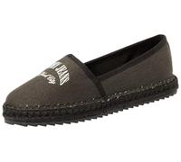 Tommy Jeans Espadrillas Donna Scarpe in Tela, Nero (Black), 38