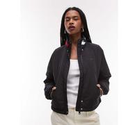 Tommy Jeans - Essential - Giacca imbottita nera con logo a bandiera-Nero S
