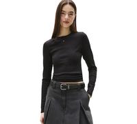 Tommy Jeans - Tjw Slim Essential R DW0DW17387 Nero - Abbigliamento M Nero
