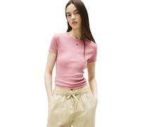Tommy Jeans Essential Rib W - T-shirt - donna L Light Pink woman