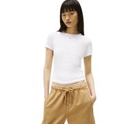 Tommy Jeans Essential Rib W - T-shirt - donna XS White woman