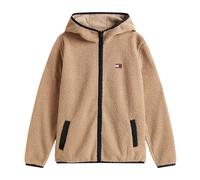 Tommy Jeans - Felpa con Cappuccio e Badge Teddy - - Jackets - Uomo - Beige - M