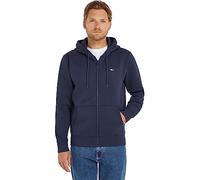 Tommy Jeans Tjm Reg. fleece zip - felpa con cappuccio - uomo M Blue man Cotone Organico/Biologico