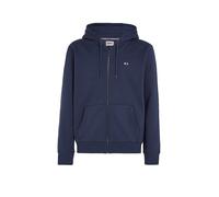 Tommy Jeans Tjm Reg. fleece zip - felpa con cappuccio - uomo S Blue man Cotone Organico/Biologico