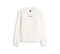 Tommy Jeans Ess Logo 2 Crew Sweatshirt Beige M Donna