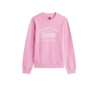 Tommy Jeans Felpa 'ESSENTIAL' rosa / bianco Donna Tommy Jeans S rosa / bianco